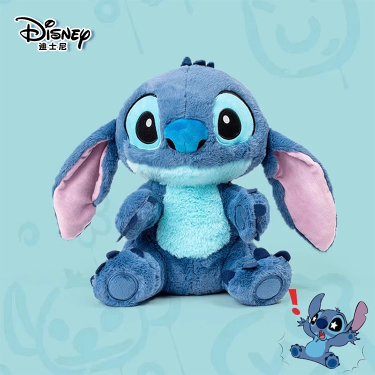 HQ Disney Lilo & Stitch Plush Stitch Stuffed Dolls Toys Pink Lilo Plush Dolls Stitch Toys Models Cute Boy Girl Birthday Gift