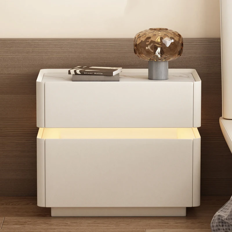 

Fashionable Atmospheric Night Table Minimalist Simple Life Elegant Nightstand Decoration Aesthetic Comodino Bedroom Furniture