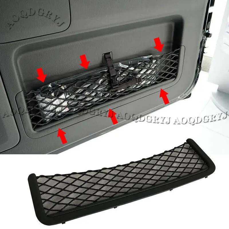

Car Accessories Gray Trunk Tail Door Toolbox Pocket Cage Storage Net For Toyota Prado120 2003-2009 Replace