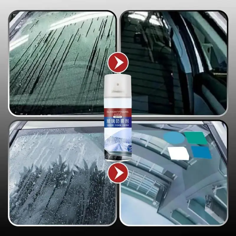 Anti Fog Agent For Car Rain Windshield Spray Remover Car Glass Window Cleaner Rearview Mirror Fog Remove Tool For Shower Doors