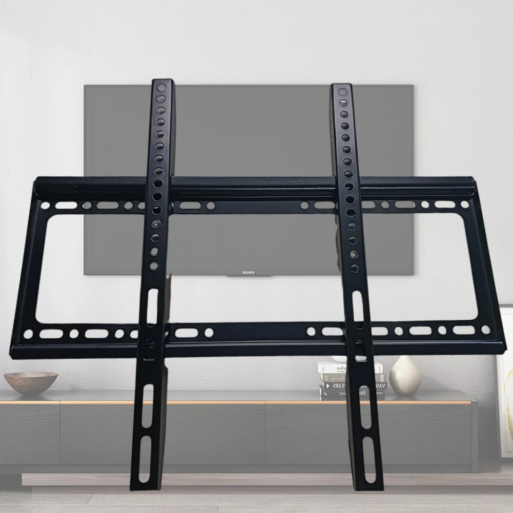 26-63inch Flat Panel TV Frame Adjustable TV Mount Monitor Holder with Level Low Profile Flat TV Wall Mount for LCD LED TV Screen