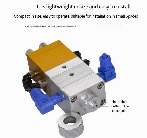Professional DJF-26 Dispenser Valve Glue Pneumatic Control Structure Gas-Media OEM Customized Support