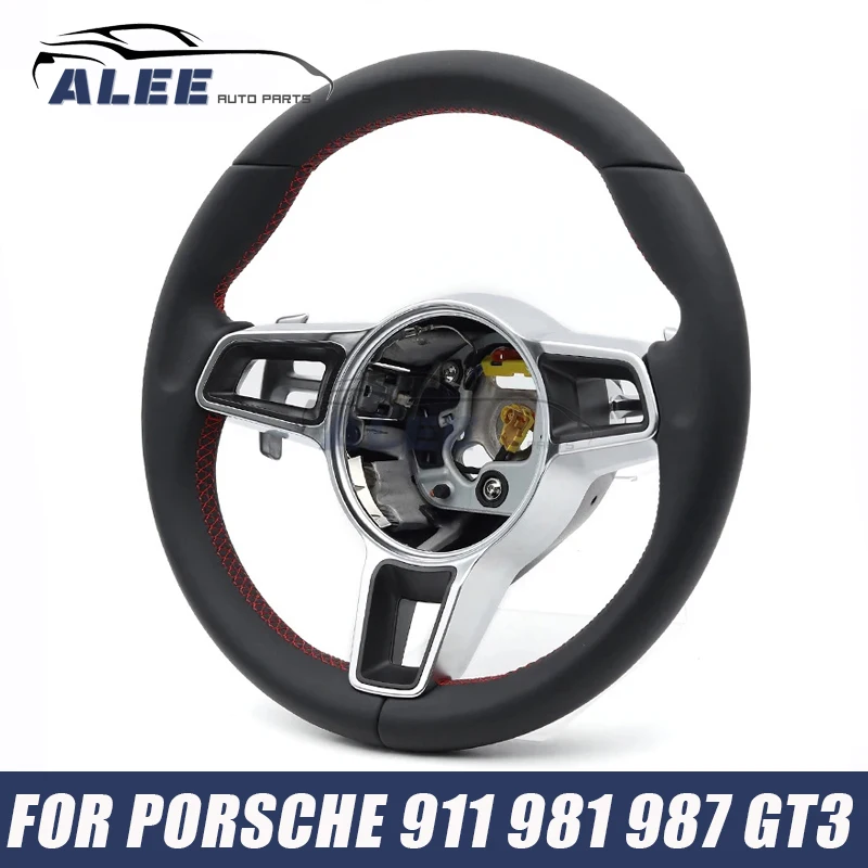 

Car Nappa Leather Steering Wheel Fit for Porsche Cayenne Panamera Macan Boxste 718 991 997 970 981 987 GT3 Car Accessories