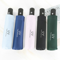 Windproof Multi-Color Travel Sun Umbrella, Automatic Open and CloseUmbrella, Household Merchandises, Sun Umbrellas, 8 Ribs