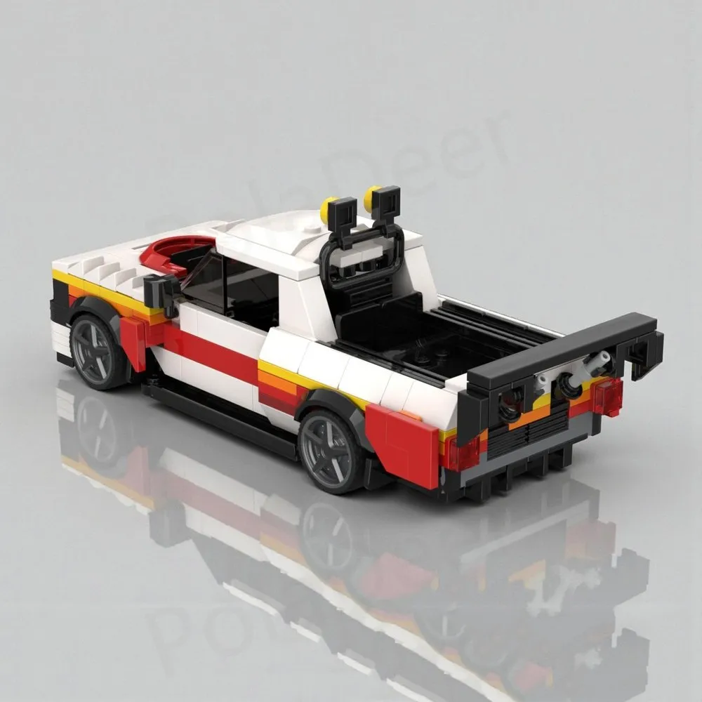 PolaDeer DIY MOC 446PCS Racing Brataroo 9500 Turbo Bausteine Montagemodell Spielzeug Geburtstagsgeschenk für ein Kind oder einen Freund – Detail 1