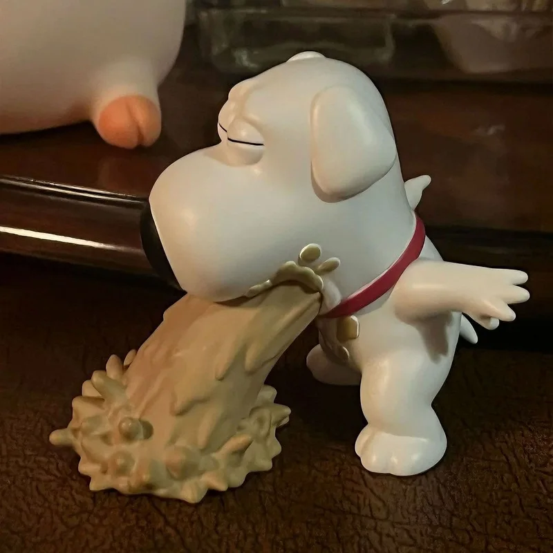 Gk Pvc Youtooz Familie Guy Puking Brian Stewie Griffin Action Figur Modell Ornamente Puppe Trendy Spielzeug Weihnachten Kinder Spielzeug Geschenk