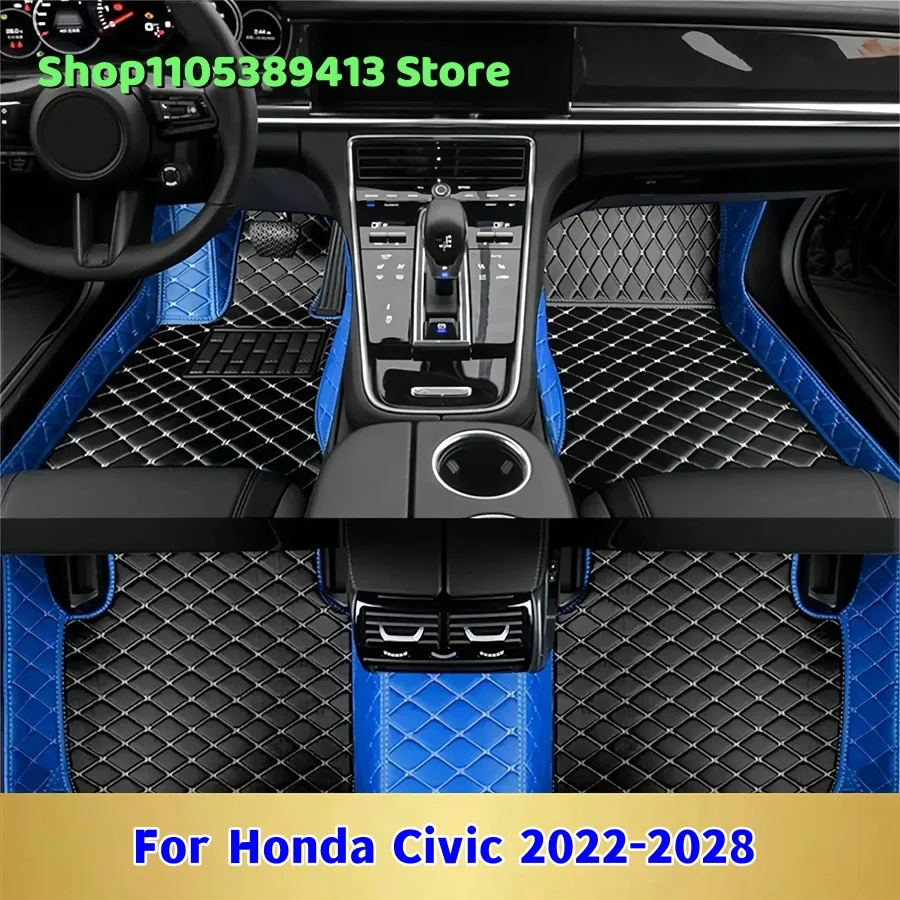 

Car Mat Accessories Custom Car Floor Mats For Honda Civic 2022 2023 2024 2025 2026 2027 2028 Leather Mats Carpets