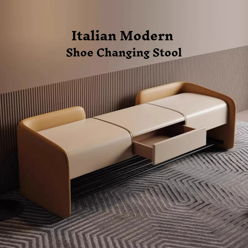 Bench Entryway Organizer Schuhwechselhocker Schrank Aufbewahrungsschublade Regal Hocker Schuhregal Luxus Flur Hauszubehör