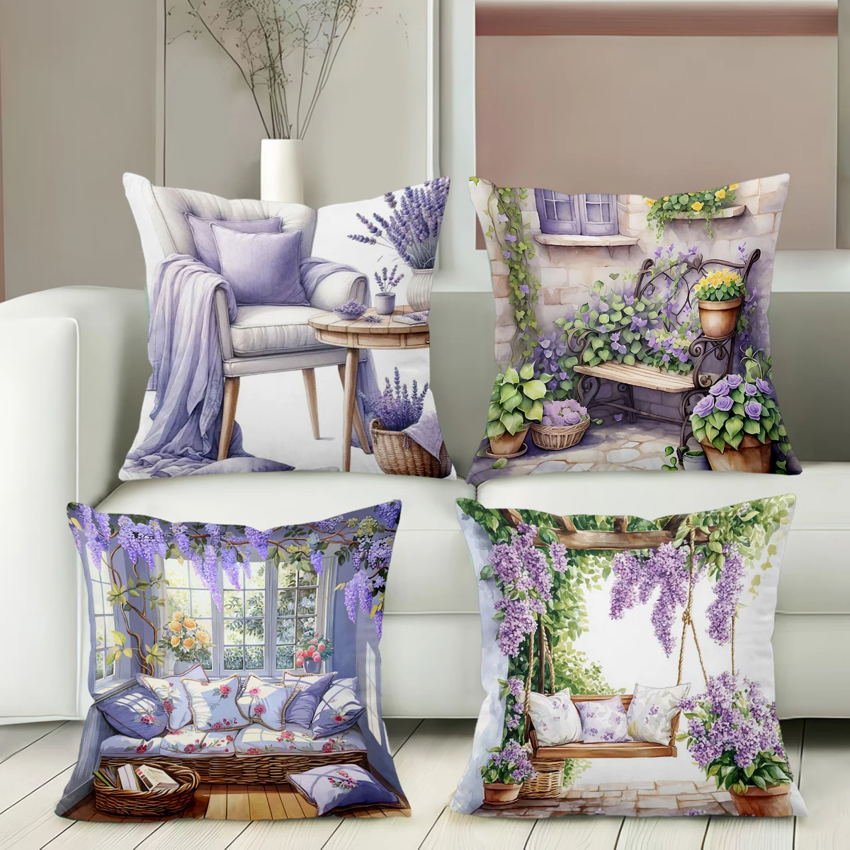 Lavender Patterned …