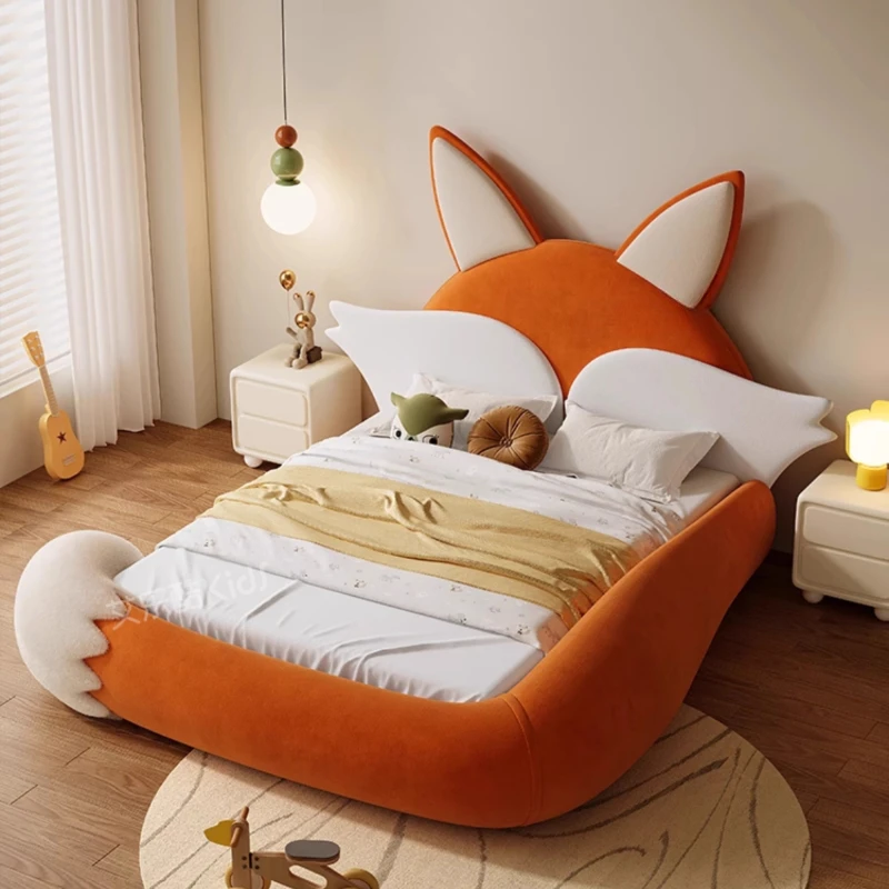 Ergonomic Pretty Children Beds Elegant Modern Luxury Princess Bed Loft Comferter Kinderbett Trendy Cama Living Room Furniture