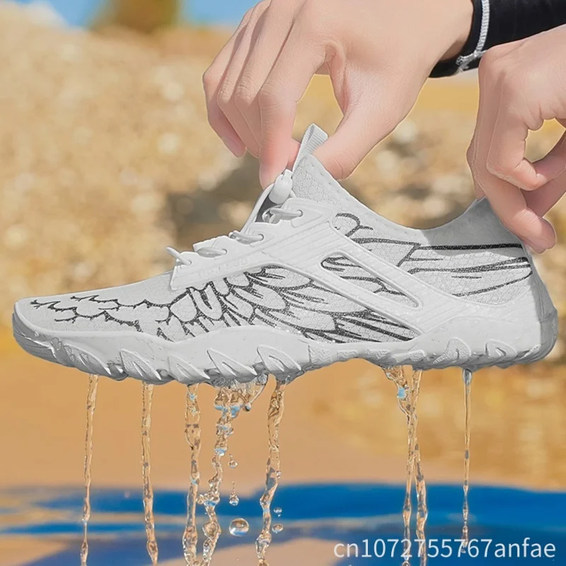Men Women Barefoot Wadding Shoes Aqua Water Swimming Beach Fitness Outdoor Upstream Sports Amphibious Sneakers Quick-drying