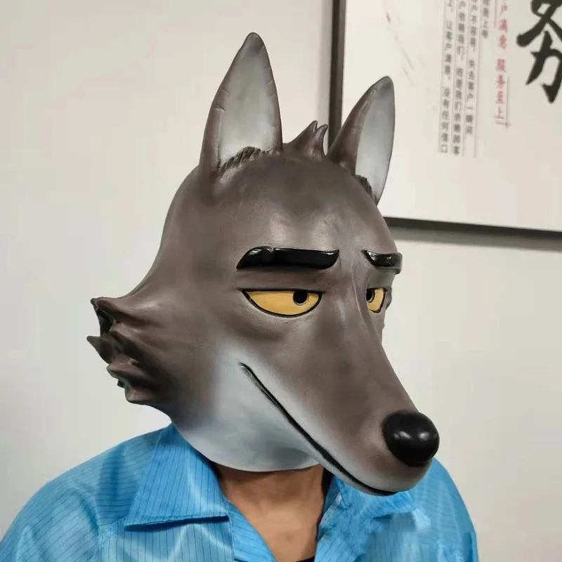 قناع الرجال السيئين التأثيري Mr.Wolf Mr.Tarantula أقنعة اللاتكس لكامل الوجه خوذة الرأس دعائم حفلات الهالوين حفلة تنكرية أغطية الرأس ، 7;k8