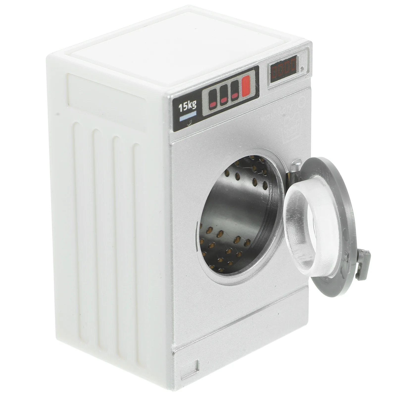 

House Washing Machine Miniature Washer and Dry Machine House Laundry Room Accessory furniture model