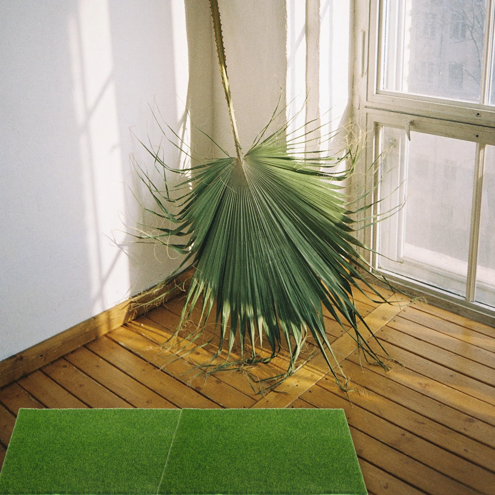 

5Pcs Micro Landscape Simulation Turf Artificial Grass Fake Lawn Realistic DIY Crafts Home Decor Mini Garden Artificial Grass