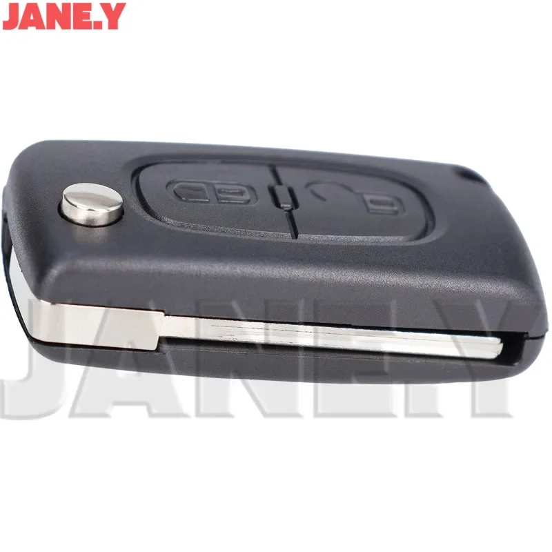 Smart Remote Key Case For Peugeot 207 307 308 407 607 807 for Citroen C2 C3 C4 C5 C6 2/3 Buttons Auto Flip Folding Car Key Shell