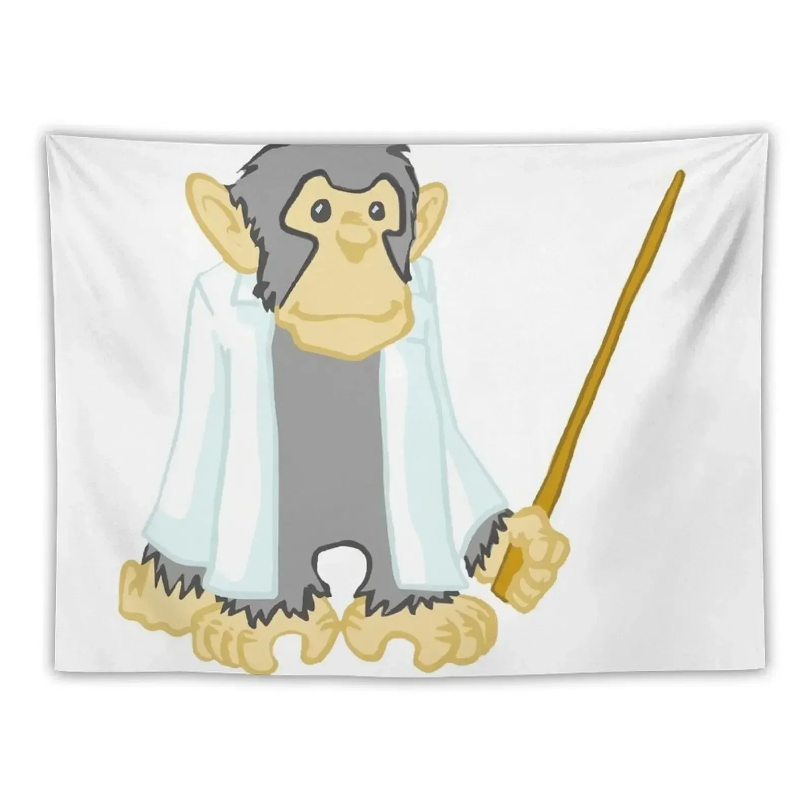 Academic Chimps: The Professor Tapestry Room Design Home Decoration Aesthetic Home Decor Tapestry