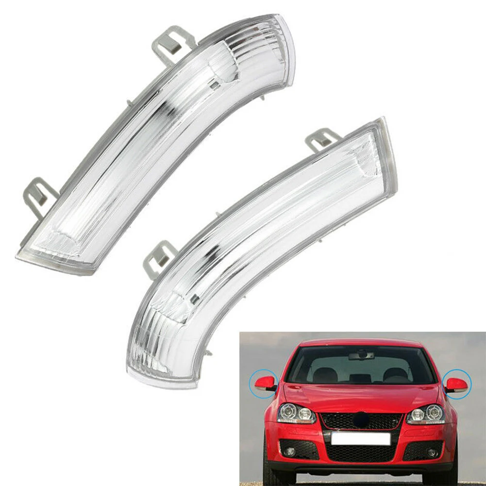 Couvercle de voyant de miroir de clignotant LR pour GOLF 56 1K 0949101 1K 0949102 Compatible avec les modèles GOLF 5/6 V/VI