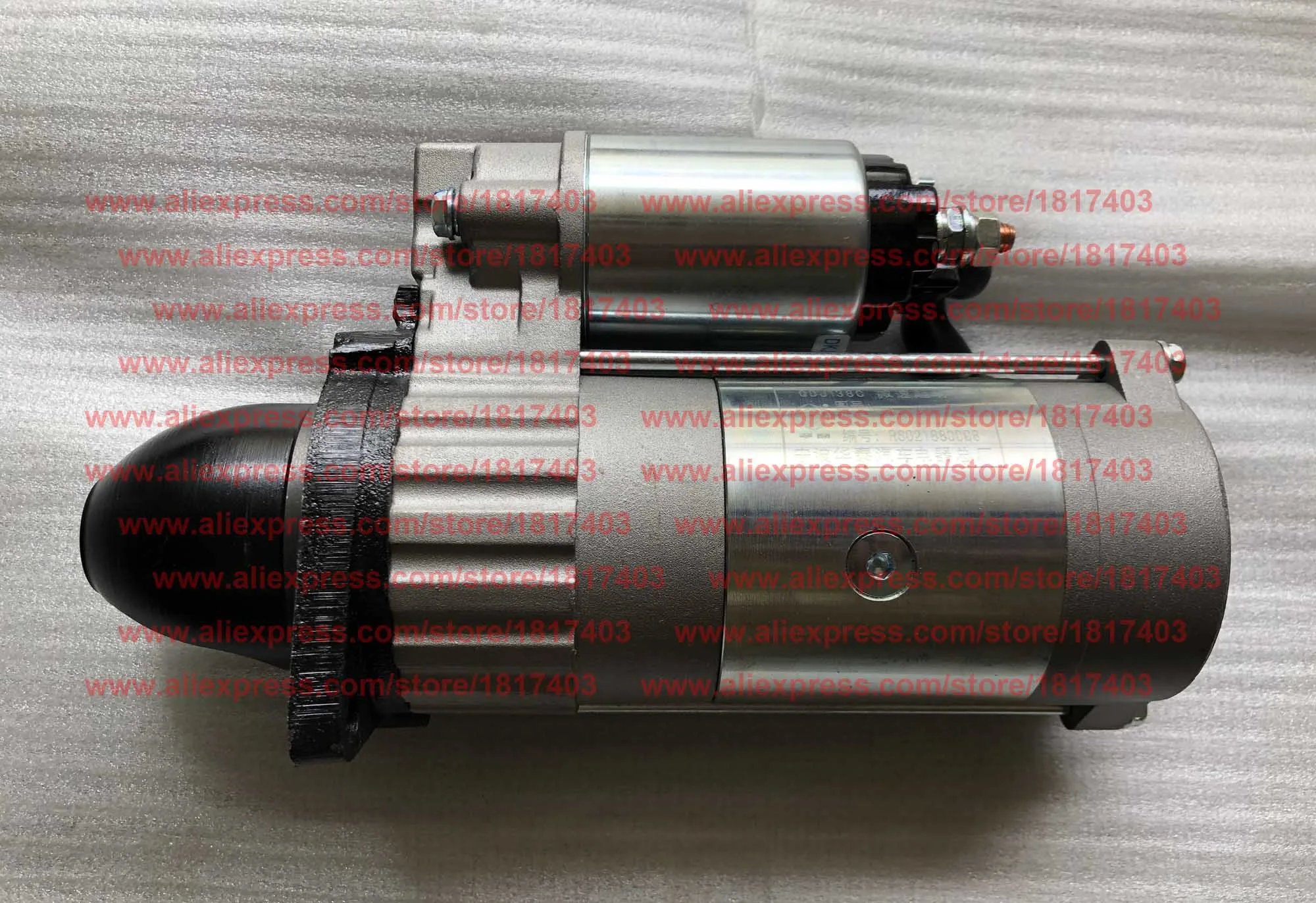 QDJ138C Starter , gear-reduction , 12V , Yangdong / Laidong Parts , QDJ 138C , Y380T / Y385T / LL380 / LL480 / KM385 / CZ475Q