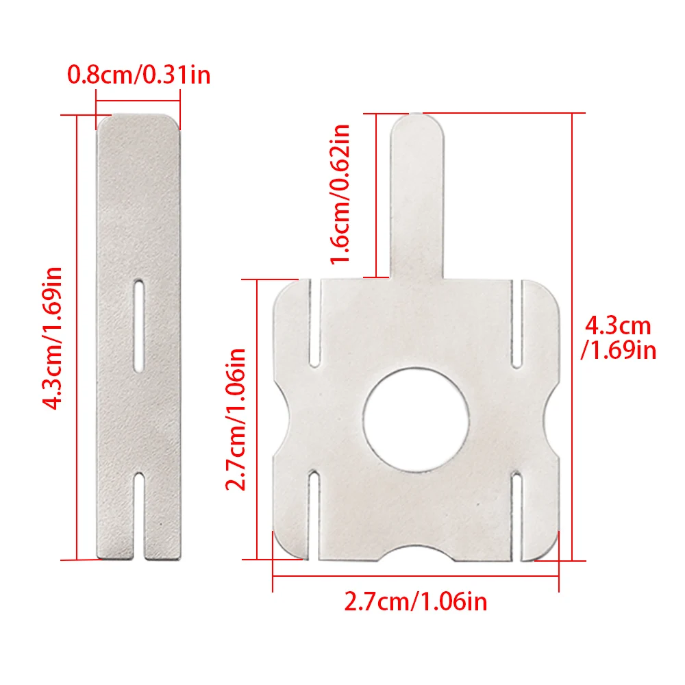Sangles de feuilles d'acier nickelées pour soudage par points, 6/30 pièces, pour placage de batterie Makita, 5 jeux de bandes de connecteur de batterie