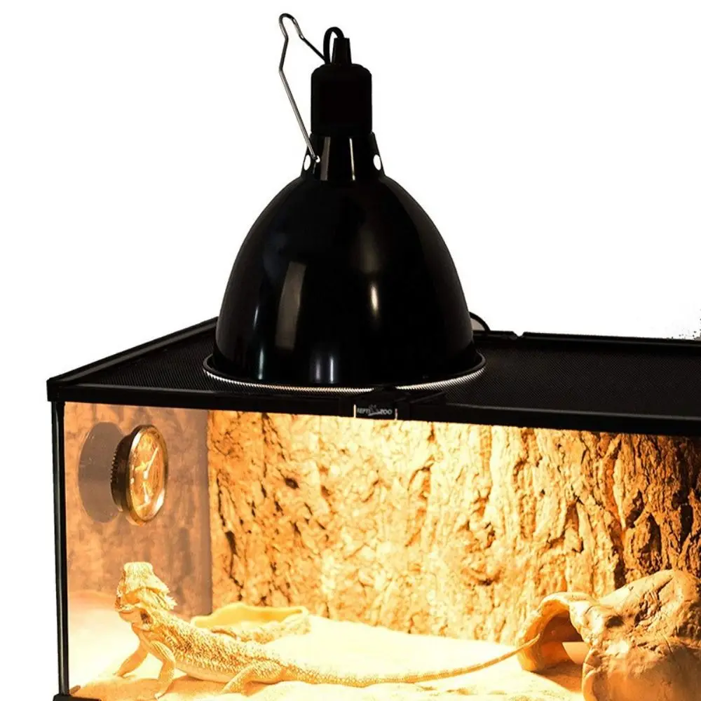 

Черная нагревательная лампа для рептилий, 110-240 В, 300 Вт, E27, абажур, излучающие лампы с зажимом, равномерный нагревательный светильник, держатель для амфибий