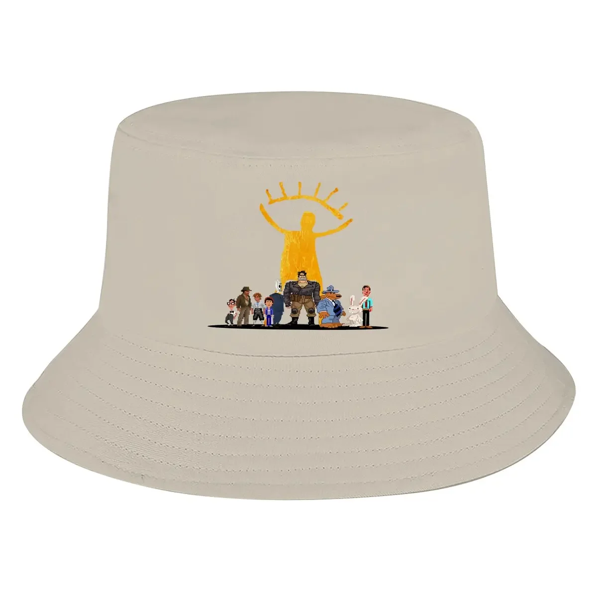 Day Of The Tentacle Game Bucket Hat Point and Click HEROES Men's Women's Fisherman Cap Hip Hop Beach Sun Fishing Hats