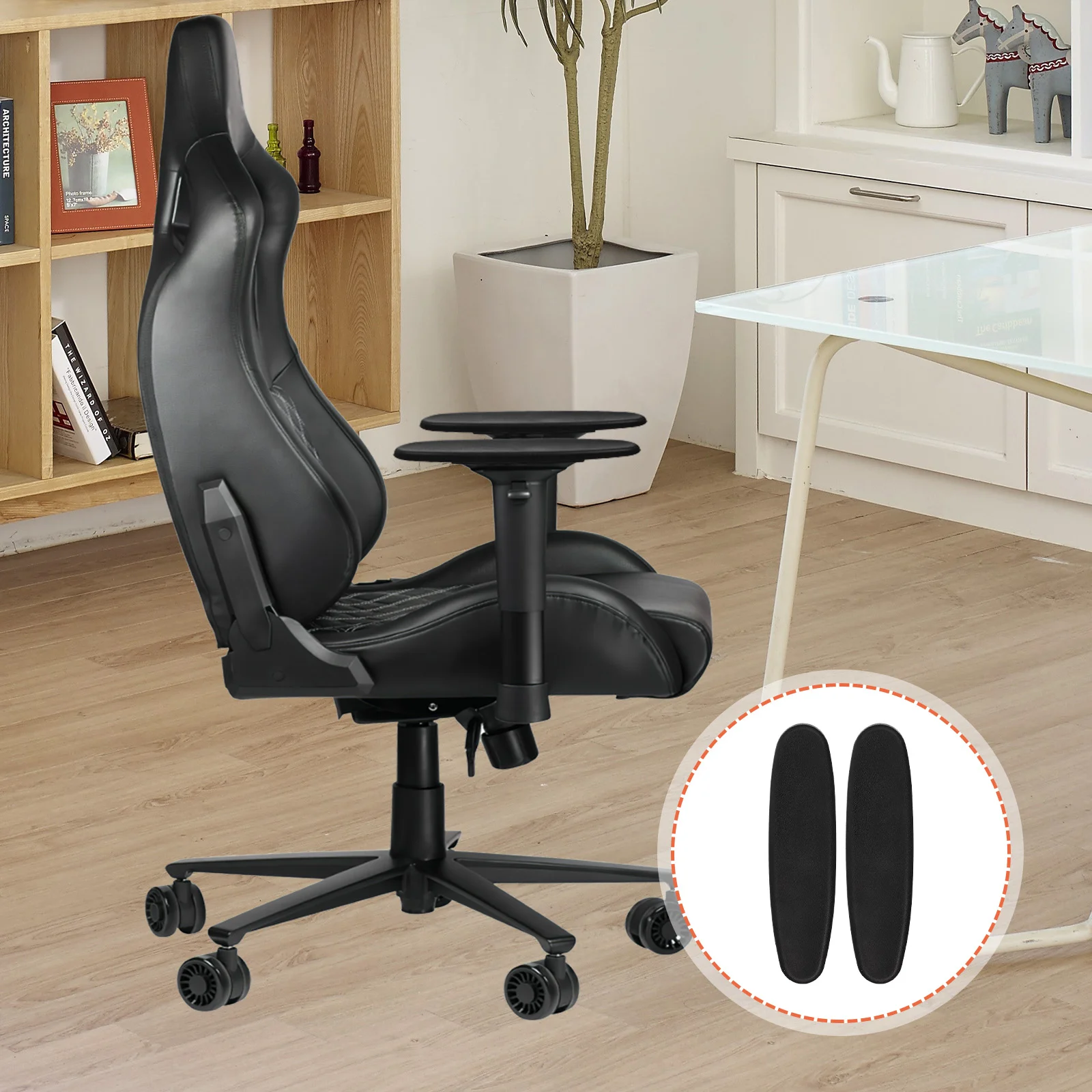 

Gaming Chair Armrest Game Supplies Accessories Protector for Computer Pads Cover Cushion Wheelchair Parts