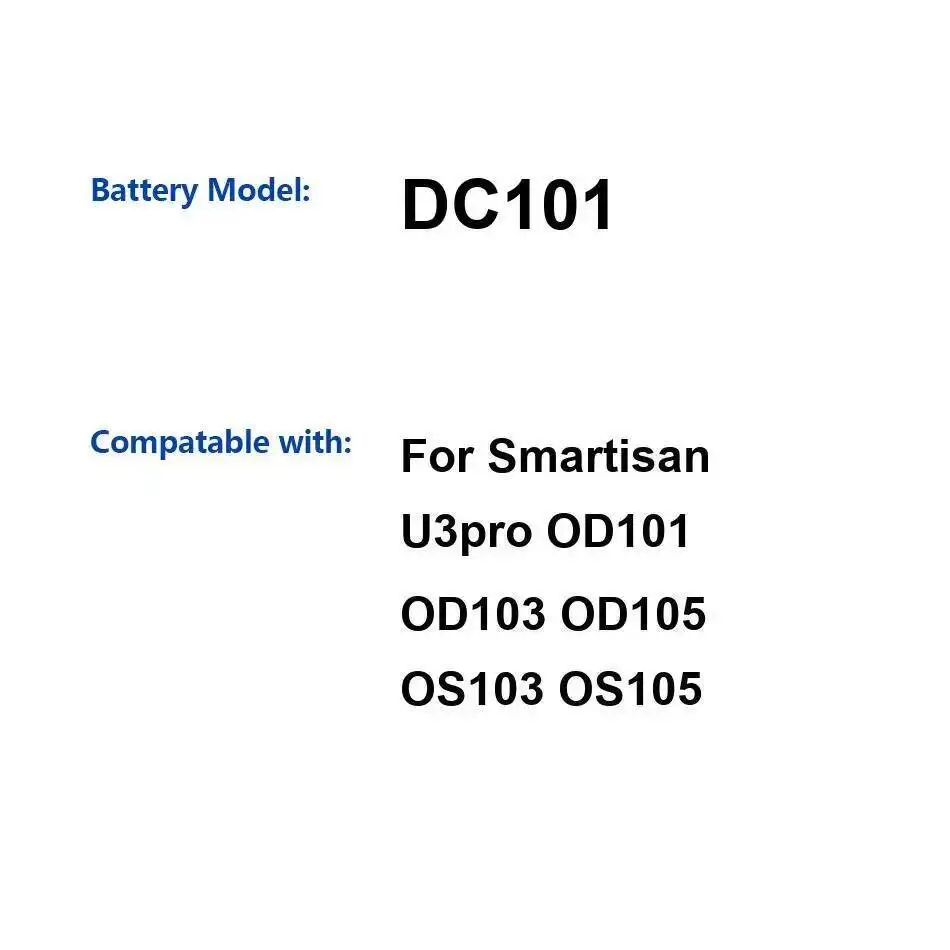 

Легкий аккумулятор для мобильного телефона DC101 для Smartisan U3 Pro OD101 OD103 OD105 OS103 OS105 3500 мАч