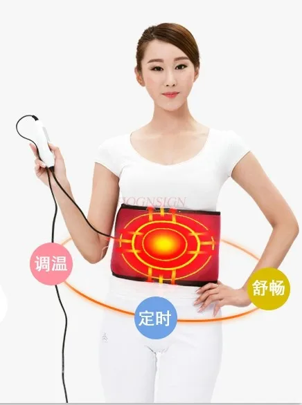 Warm moxibustion health belt electric heating lumbar disc moxibustion male and female palace cold warm palace protection belt