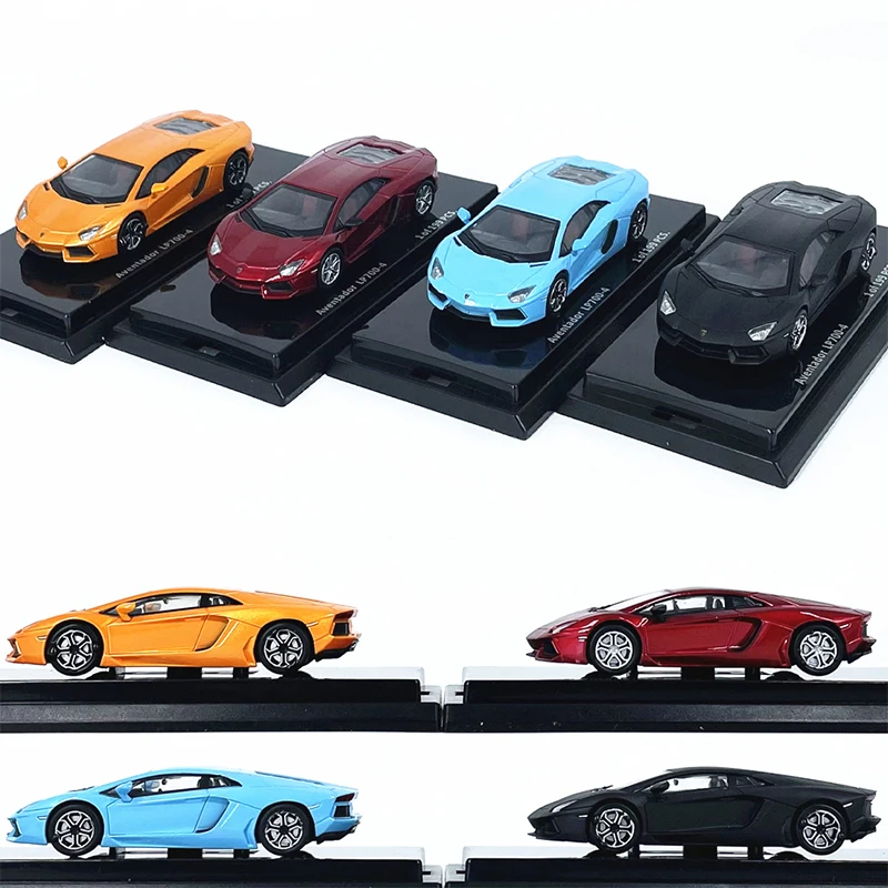 

MINIDREAM Hobby 1:64 Alloy Die Casting Car Model LX570 FERRARI F40 LP700-4 Orange Yellow and Black Collectibles Children's Toys