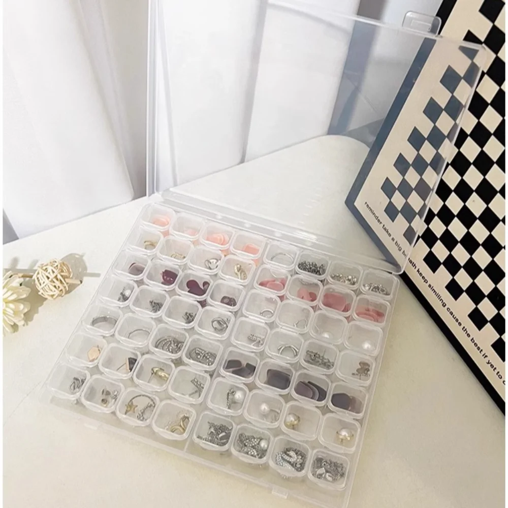 Oxidation Prevention Jewelry Storage Box Separate Storage Large Capacity Simple Ring Box Space Saving Popular Jewelry Organizer