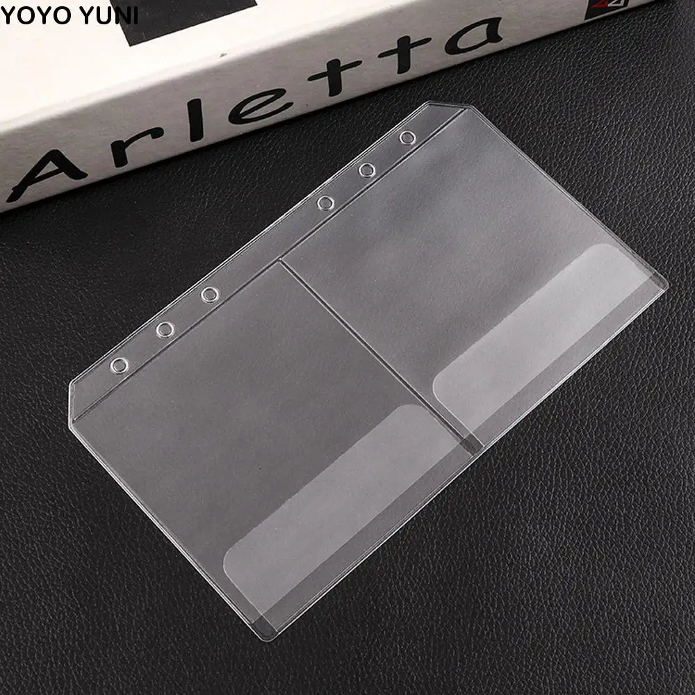 Sticker Storage Bag A5 A6 Size Binder Filler with Flap Binder Pockets Notebook Binder Loose Leaf Bags Binder Zipper Folders