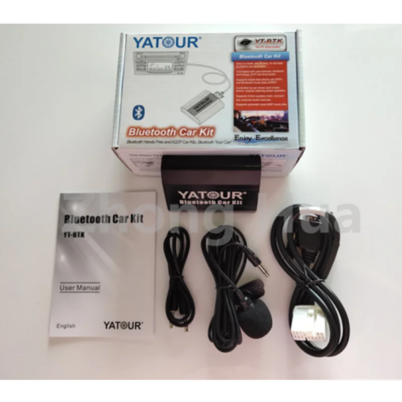 

Yatour YTBTK handsfree bluetooth AUX car kit for Mazda 2 3 6 CX7 RX8 MPV Car Mp3 Player AUX Audio Digital Music Changer