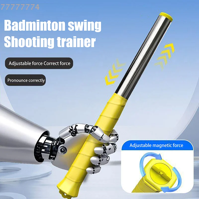 

Quality Badminton Swing Trainer 1PC; Perfects High Clear Ball and Whip Backhands Single Practice Tool