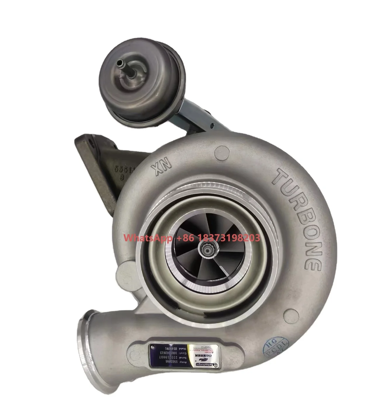 

Weichai National VI Natural Gas WP13 Engine Turbocharger HE400WG 1003162613 5503846 National VI Turbocharger Parts