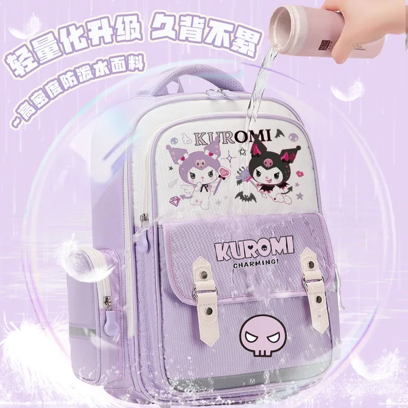 Sanrio-mochila escolar Clow M para estudiantes, gran capacidad, informal y ligera, hombrera, impermeable, resistente a las manchas