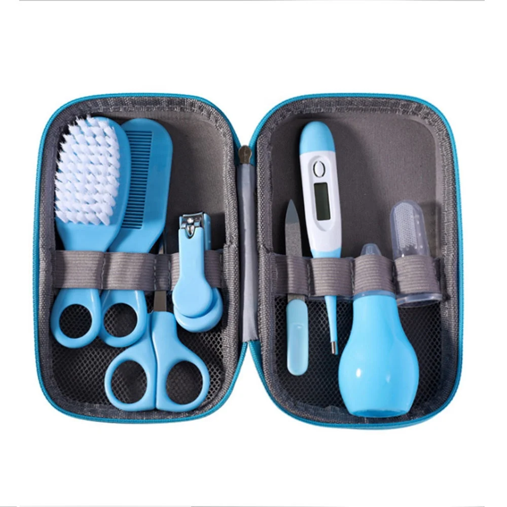 Wholesale Baby Grooming Kit 8pcs for Infant Healthcare and Hygiene Portable Infant Child Tools Sets for Travel