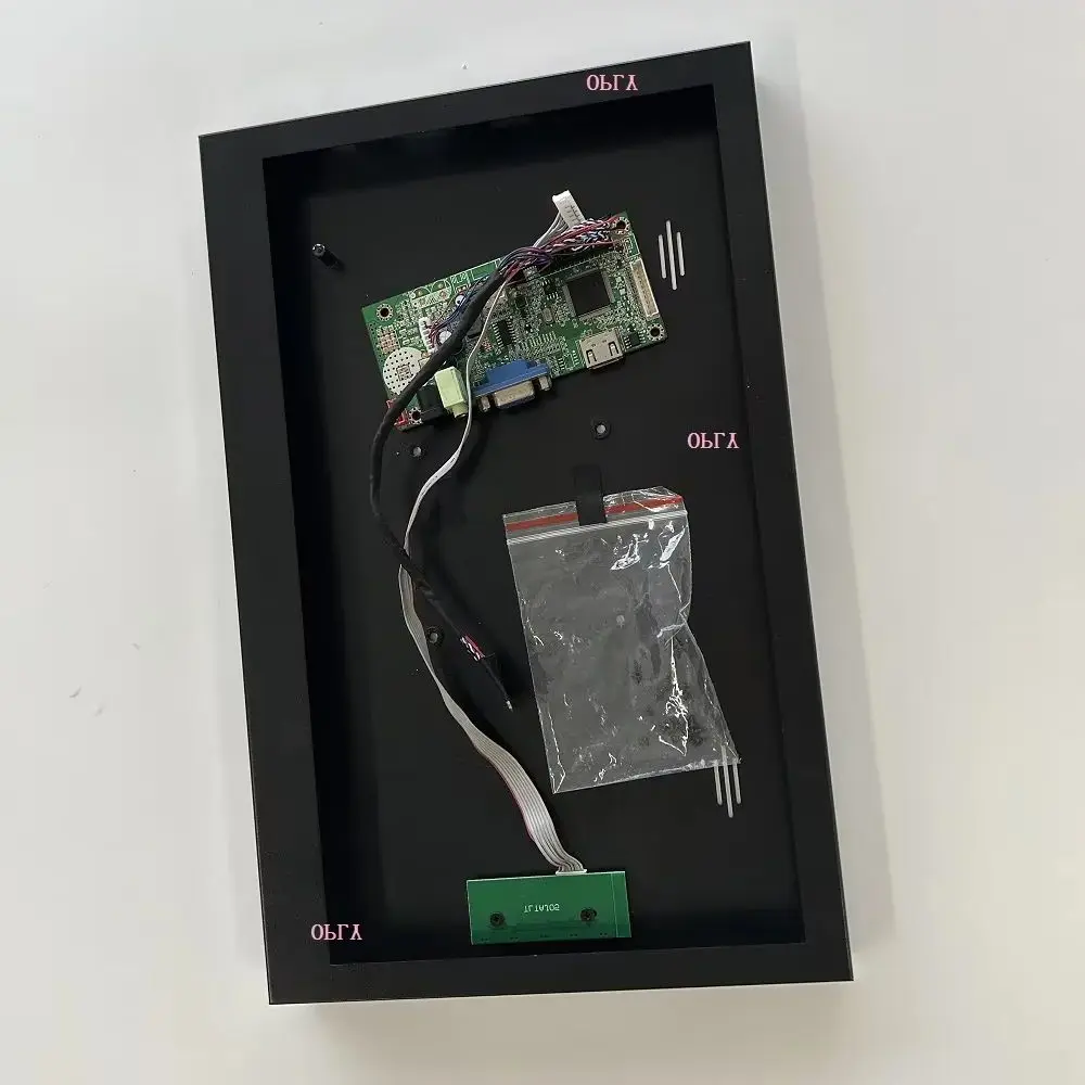 

Плата контроллера 58C, металлический корпус, задняя панель, LVDS, HDMI-совместимый VGA для N170C2 QD17TL02, 17-дюймовая панель, 1440 × 900 светодиодный ЖК-экран