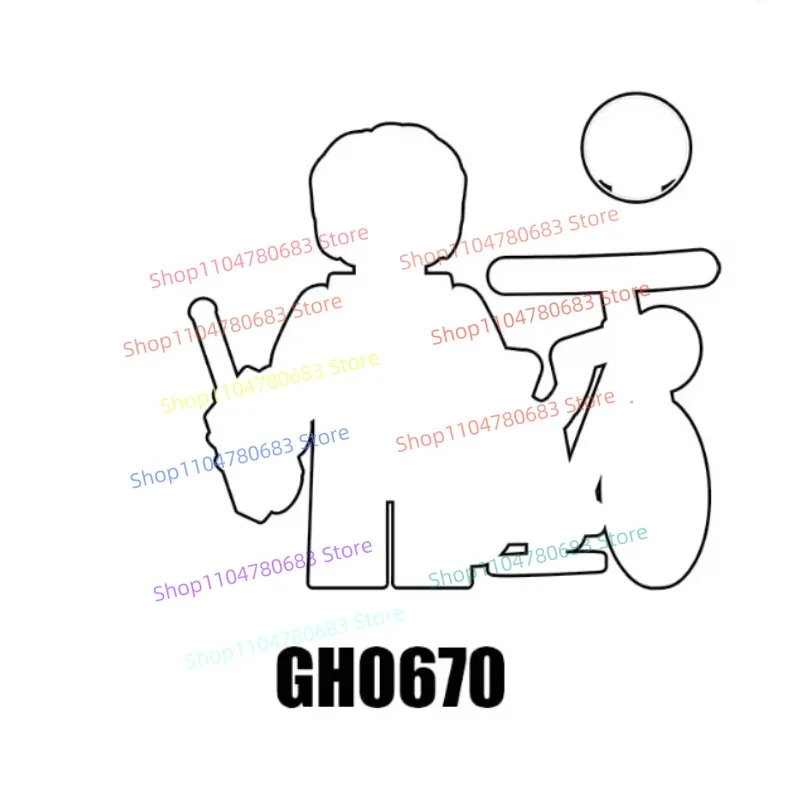 Mini Figurine G0186 GH0668 GH0669 GH0670 GH0671 GH0672 GH0673 Cartoon Movie Character Toy Assembly Model Display Piece Gift