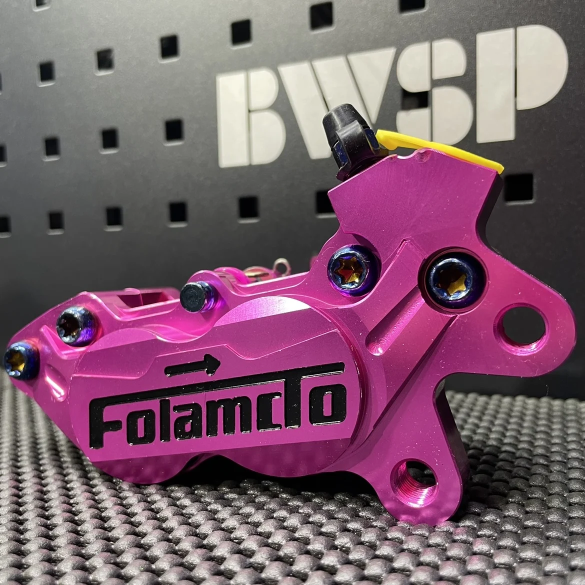 Universal Four Piston Brake Caliper For Scooter DIO ELITE JOG BWS RUCKUS GY6 NMAX SMAX Cnc Billet Aluminum