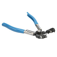 Swivel Jaws Hose Clamp Pliers, Hose Clamp Pliers Angled Type Swivel Jaws Spring Loaded Handles Universal for Clic R Type Hoses