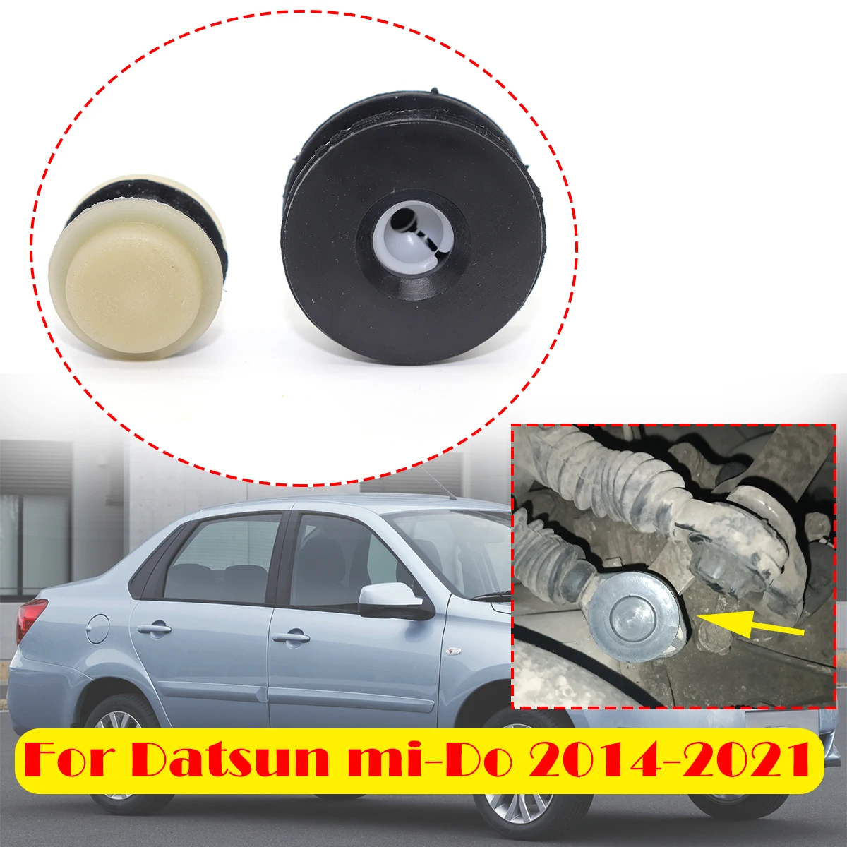

Manual Gearbox Shift Cable Linkage Connect Selector For Datsun on-DO 2014-2019 mi-Do Bushing Gear Shifter Lever End Rod Replace