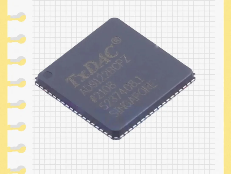 Brand new original AD9122BCPZ silk screen AD9122 package QFN-72 digital to analog conversion chip dual channel 16 bit 1230 MSPS