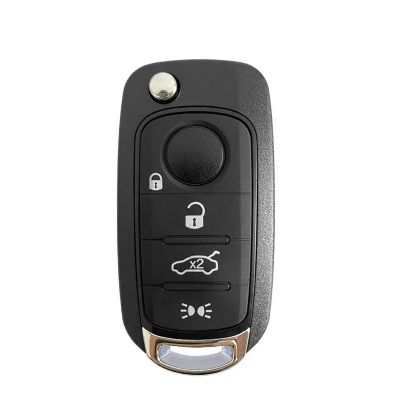 XNRKEY Remote Car Key/Only Key Shell For Fiat  Folding Flip Egea Tipo 500X Spare Key With MQB48/4A Chip 433MHz SIP22 Uncut Blade