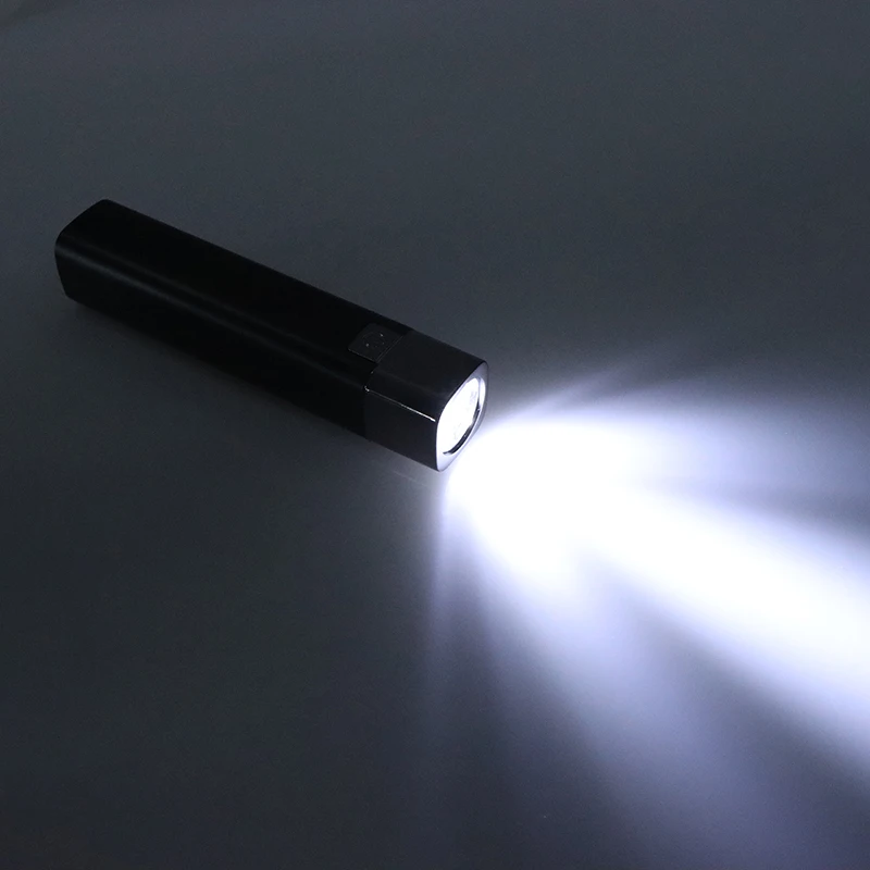 

Фонарик внешнего аккумулятора с зарядкой от USB, 3 режима работы