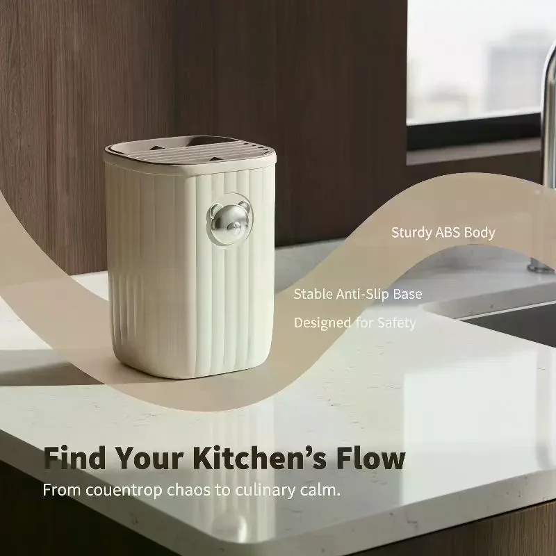 Multifunctional Kitchen Tool Holder Organize Utensils Space-Saving Durable Storage Box