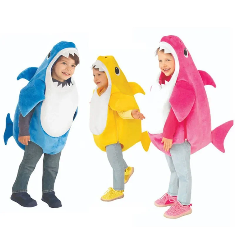 Bazzery Kids Toddler Family Shark Kids Halloween Cosplay Baby Costumes Full Body Suits Carnival Halloween Costumes RZ842