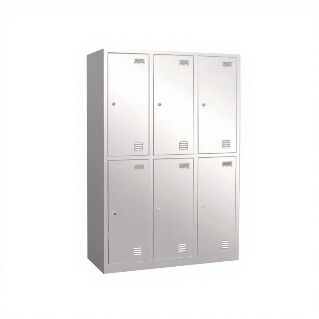 304 Stainless Steel Modern Staff Locker-Lockable Dust-proof For Hospital And Laboratory Changing Rooms