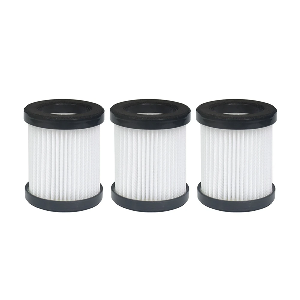 Filtro HEPA para MOOSOO XL-618A, aspirador portátil sem fio, substituição de elementos filtrantes, peças de acessórios, 3pcs