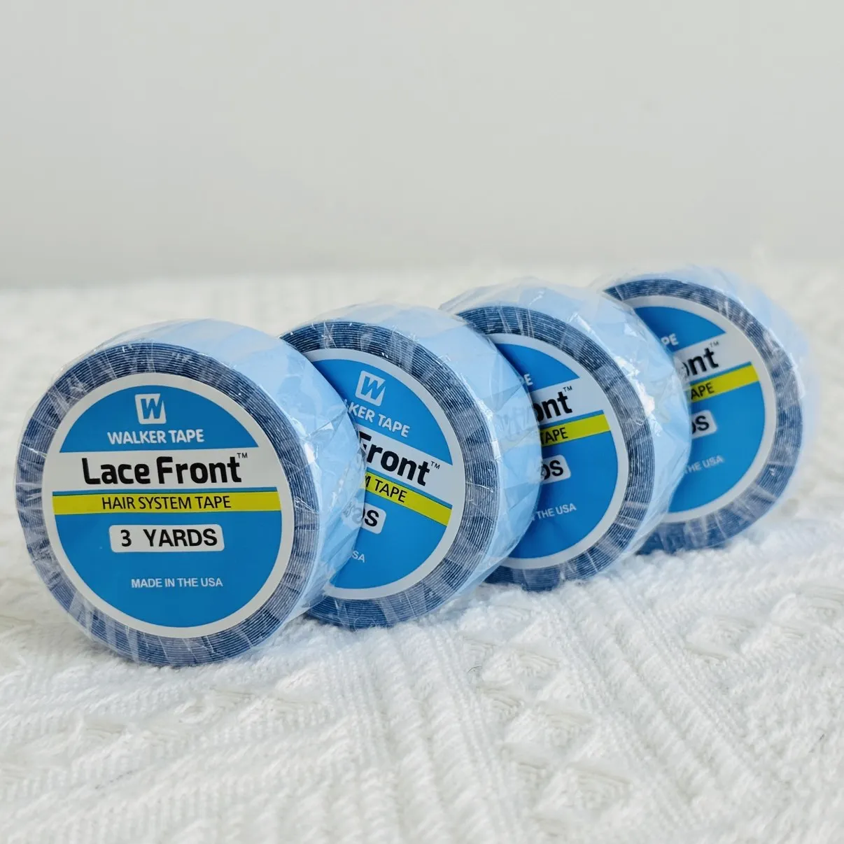 1/2/3Rolls 0.8/1CM*3 Yards Super Hair Blue Tape Double-Sided Adhesive Tape for Hair Extension/Lace Wig/Toupee view 4