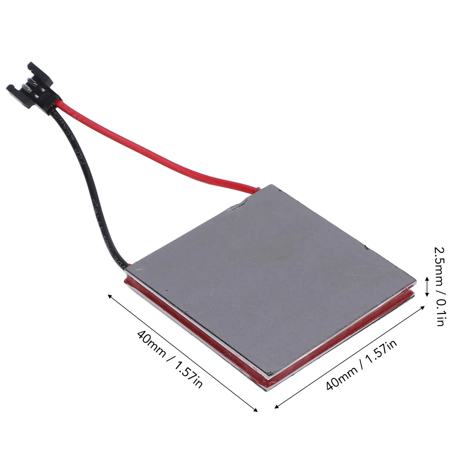 2PCS Thermelectric Generator TEG12-04 Fireplace Fan Repair Generator High-Temperature Resistant to 227°C Includes Storage Case